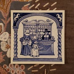 Delft Apothecary Tile